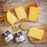 No blue cheesy night in on cheeseboard